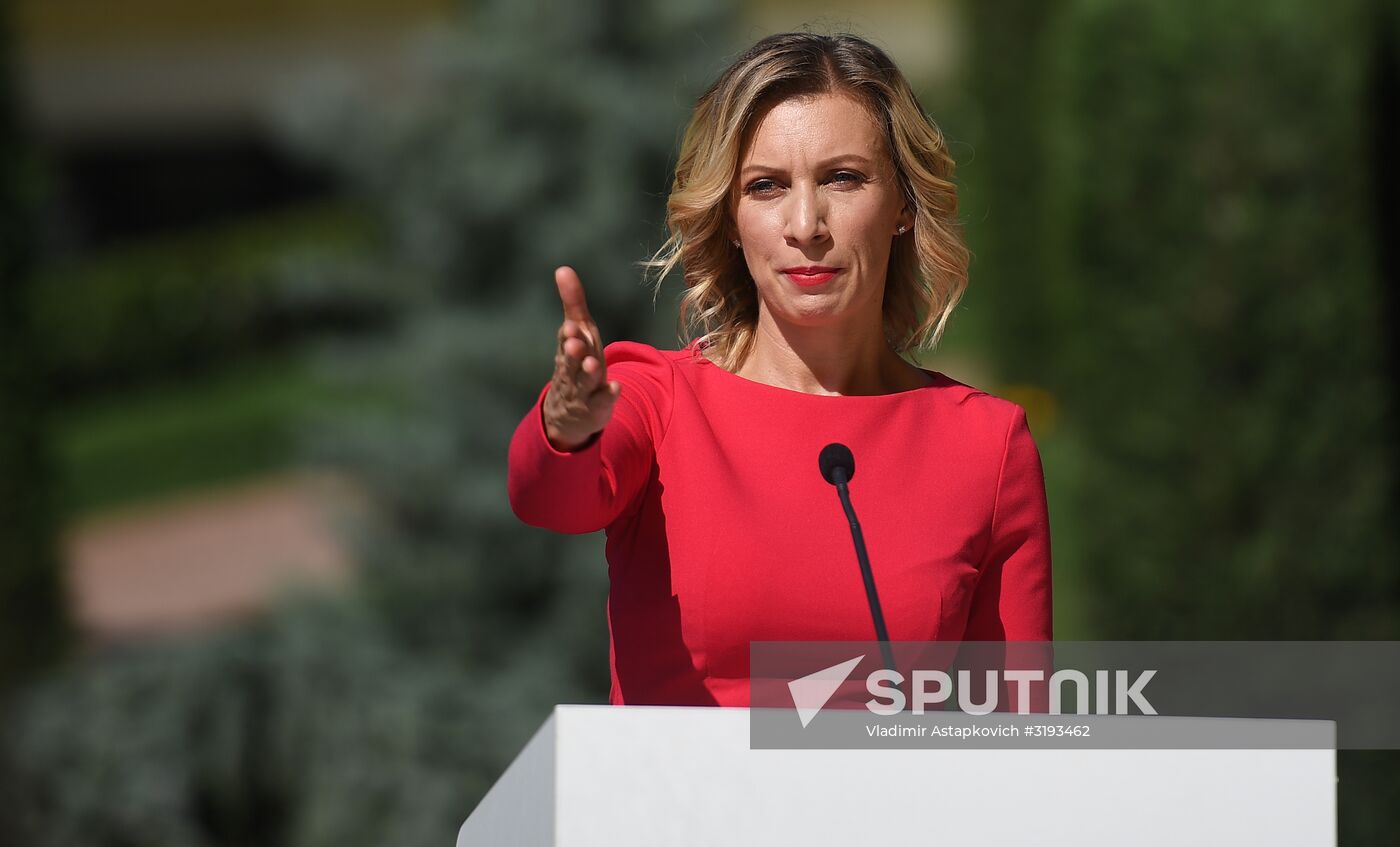Briefing of Foreign Ministry Spokesperson Maria Zakharova