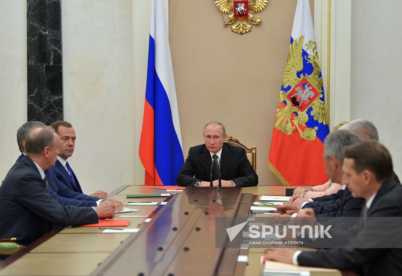 Russian President Vladimir Putin holds Security Council meeting