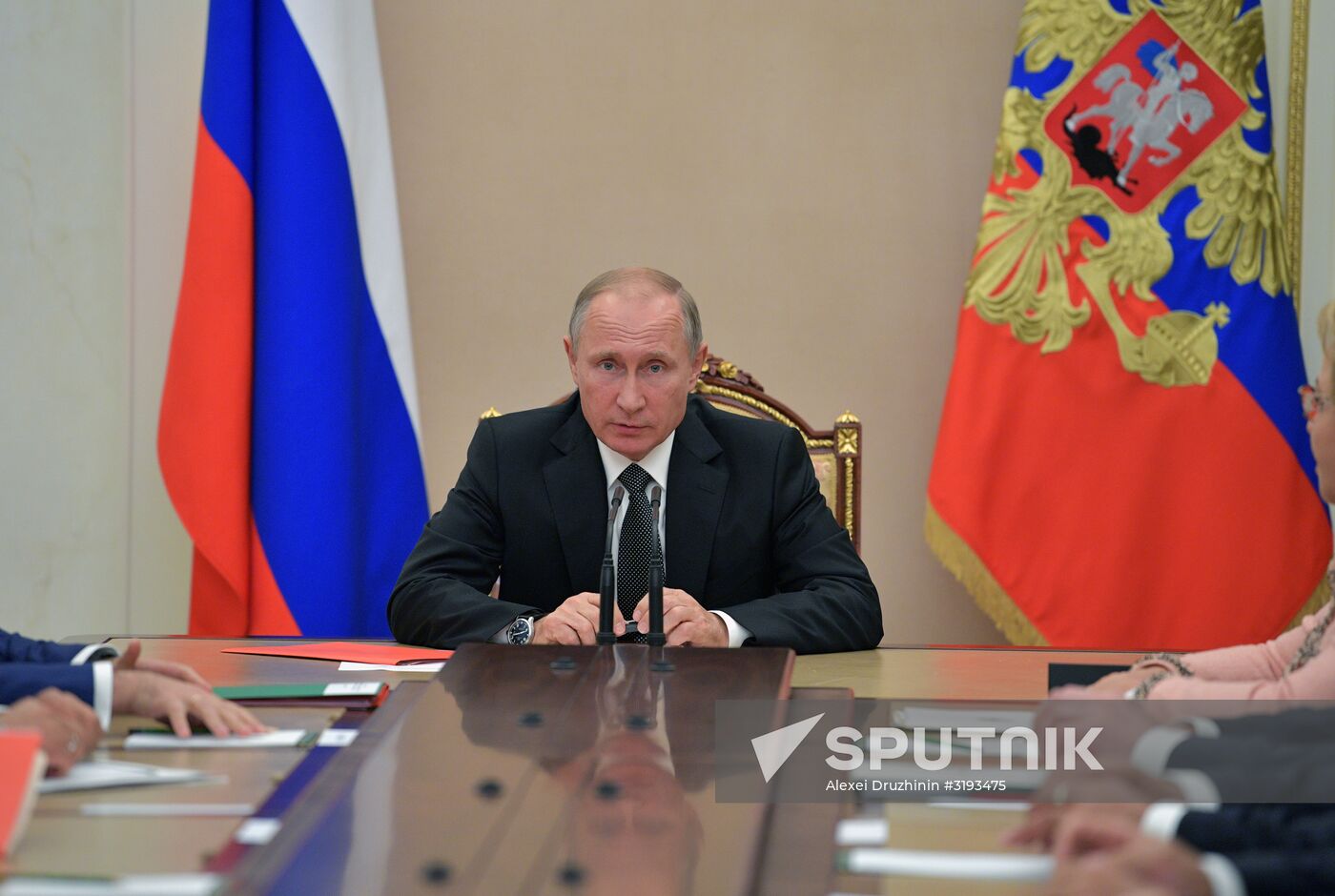 Russian President Vladimir Putin holds Security Council meeting