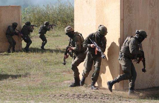 Rapid Trident-2017 military exercise in Lviv Region