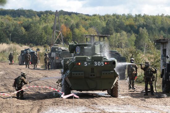 Rapid Trident-2017 military exercise in Lviv Region