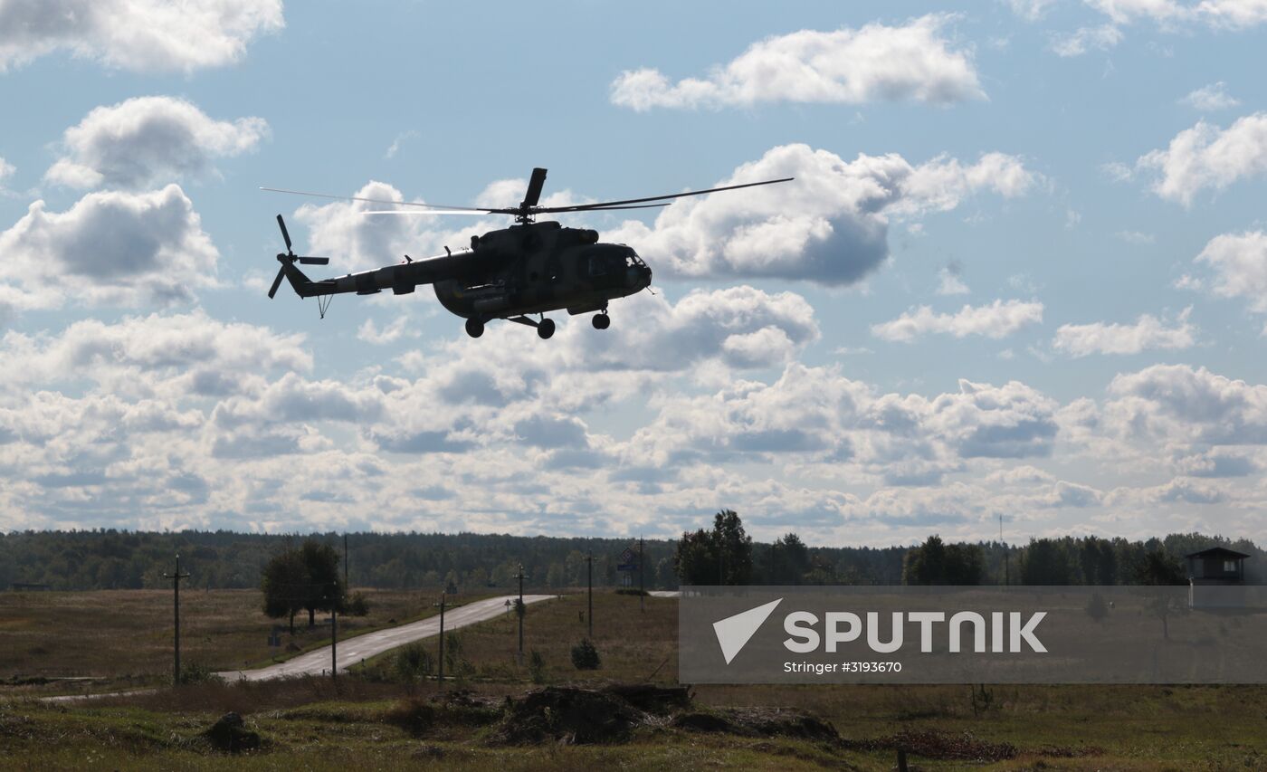 Rapid Trident-2017 military exercise in Lviv Region