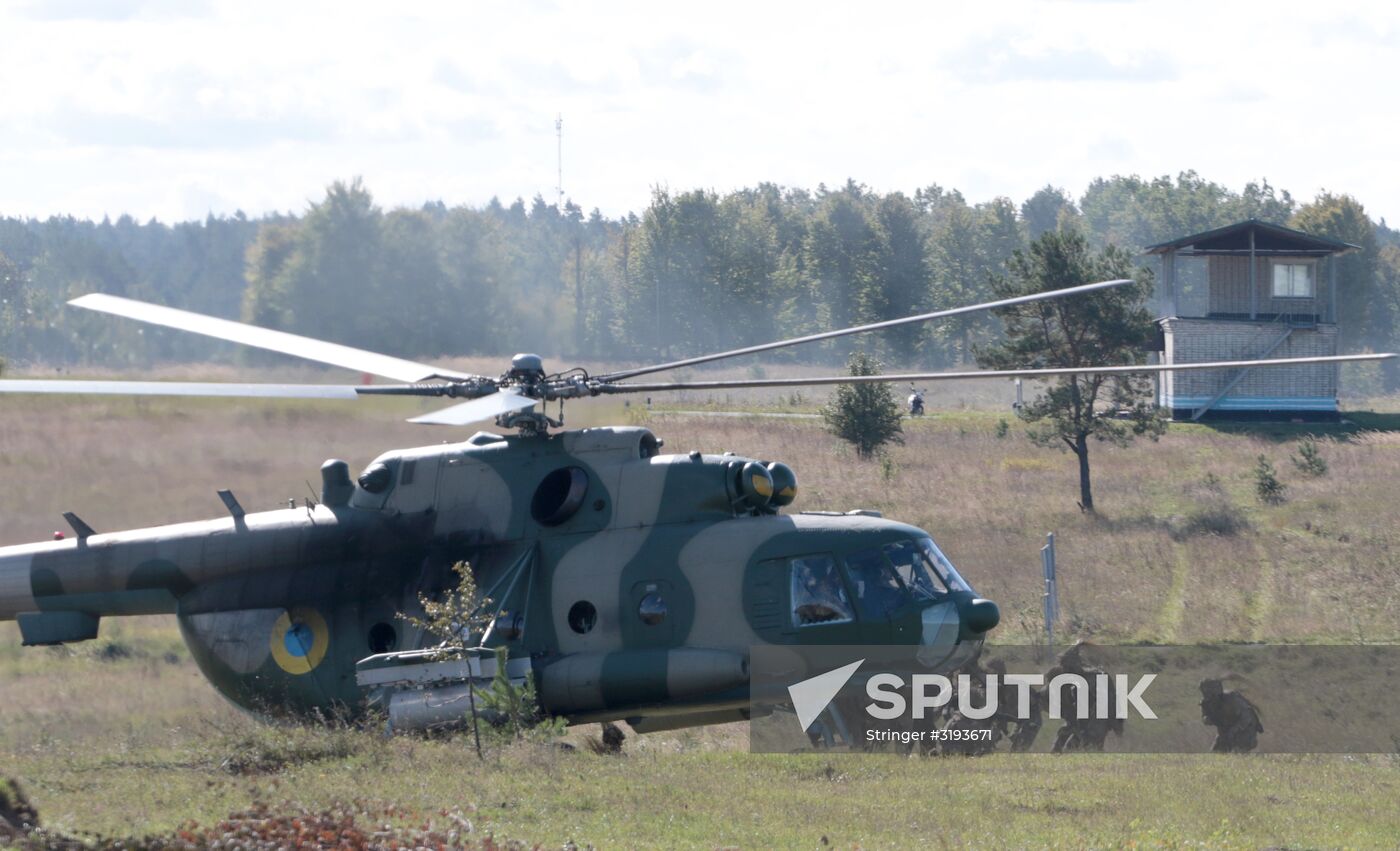 Rapid Trident-2017 military exercise in Lviv Region