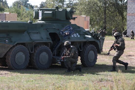 Rapid Trident-2017 military exercise in Lviv Region