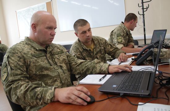 Rapid Trident-2017 military exercise in Lviv Region