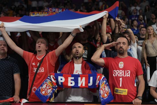 European Basketball Championship. Men. Russia vs. Serbia