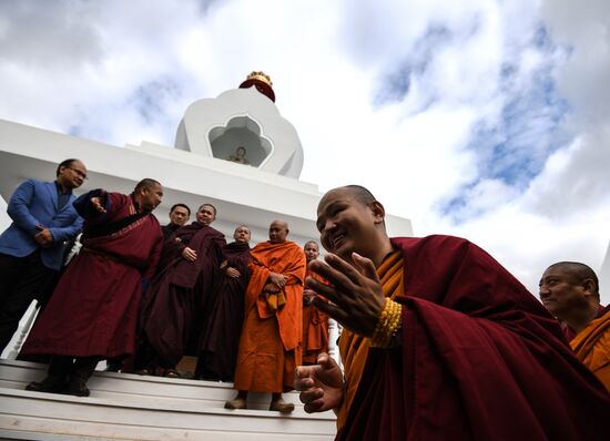 Moscow's first Buddhist stupa unveiled