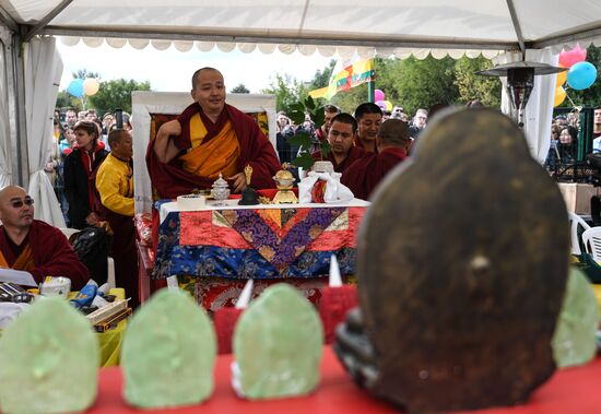 Moscow's first Buddhist stupa unveiled