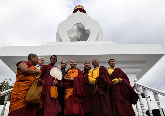 Moscow's first Buddhist stupa unveiled