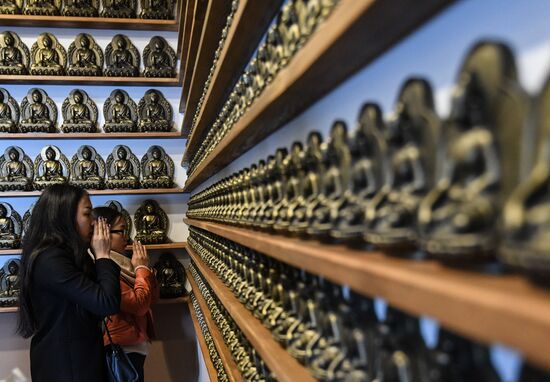 Moscow's first Buddhist stupa unveiled