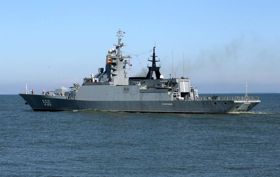 Baltic Fleet ships set out to sea for Zapad 2017 military exercise