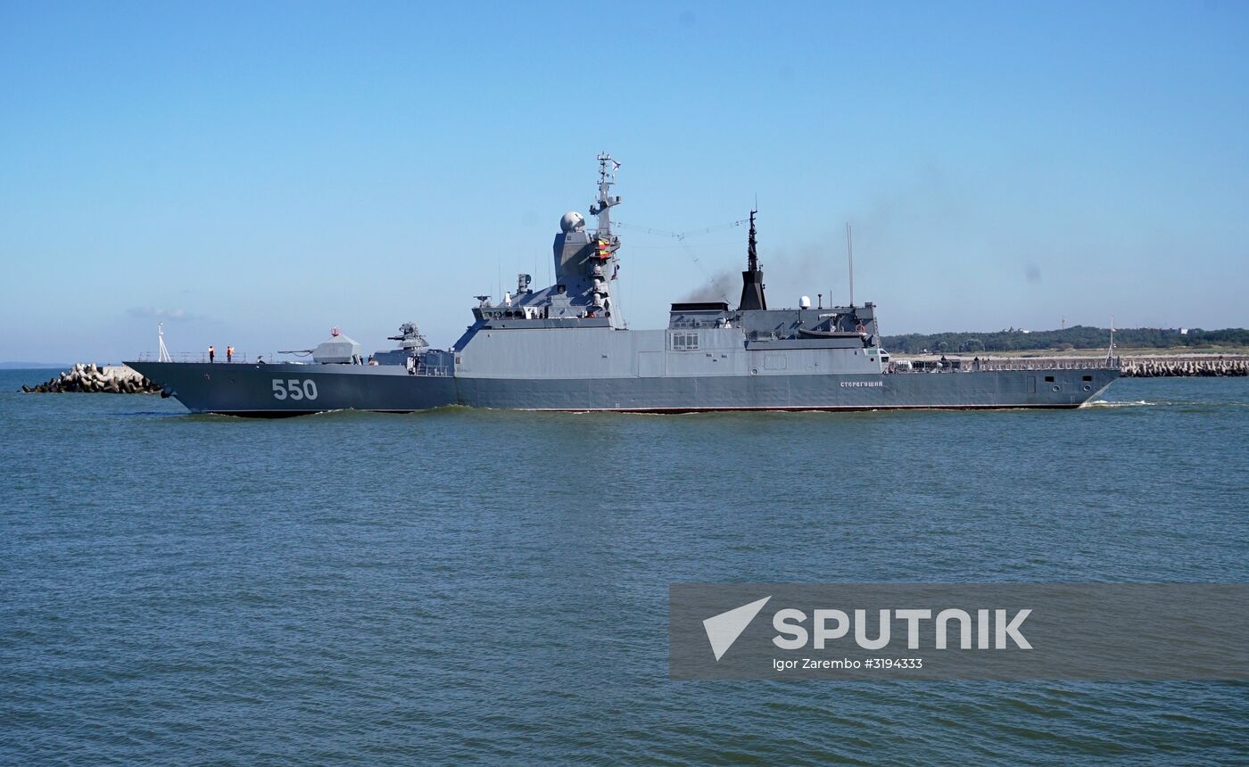 Baltic Fleet ships set out to sea for Zapad 2017 military exercise