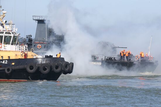 Baltic Fleet ships set out to sea for Zapad 2017 military exercise