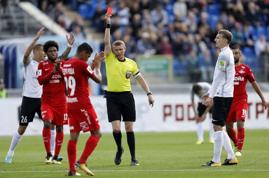 Football. Russian Premier League. Tosno vs. Spartak