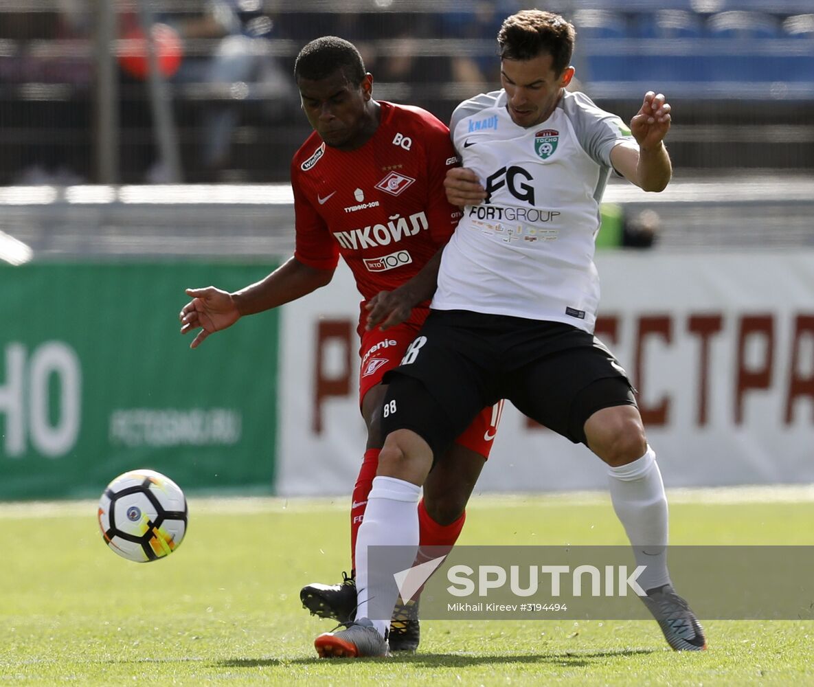 Russian Football Premier League. Tosno vs. Spartak