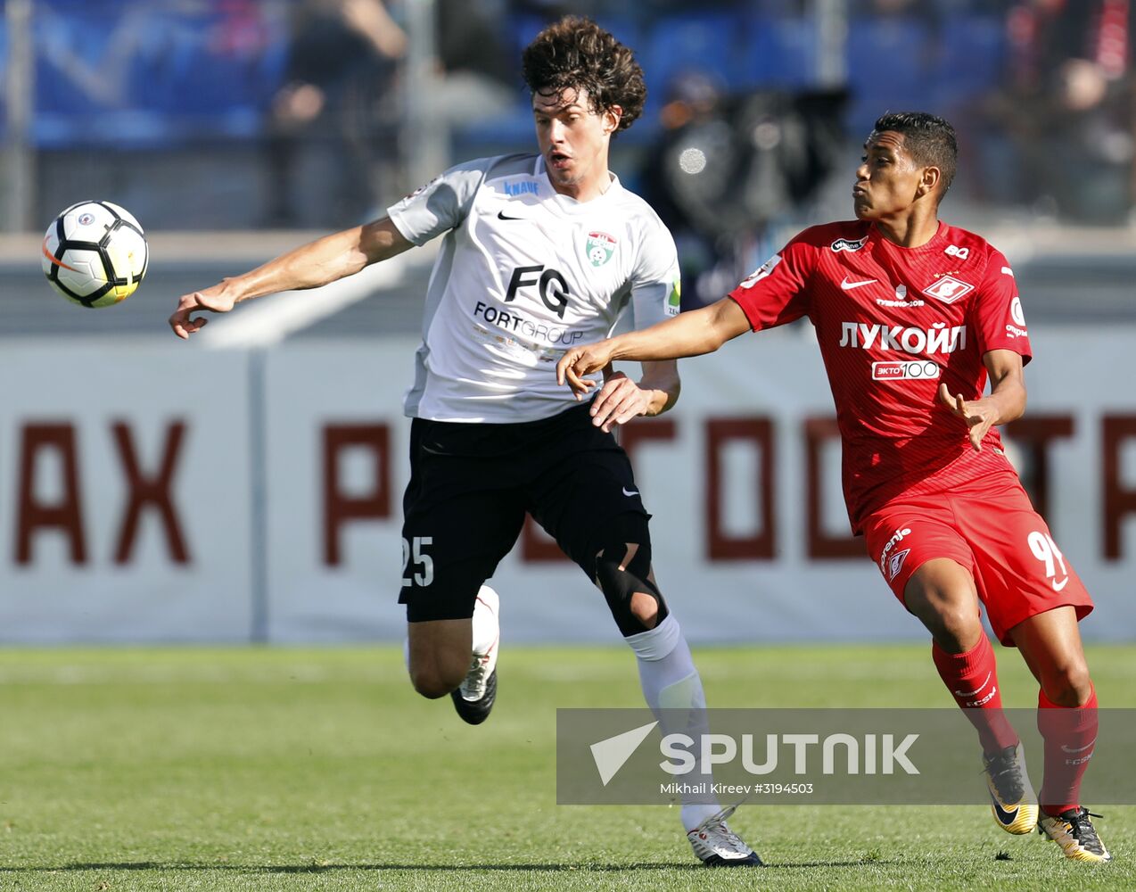 Russian Football Premier League. Tosno vs. Spartak