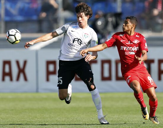 Russian Football Premier League. Tosno vs. Spartak