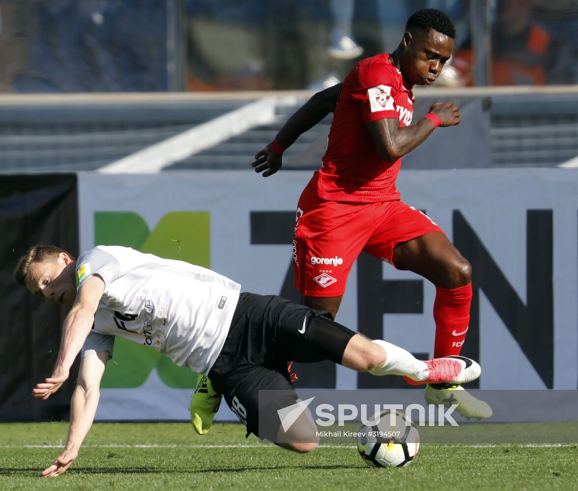 Russian Football Premier League. Tosno vs. Spartak