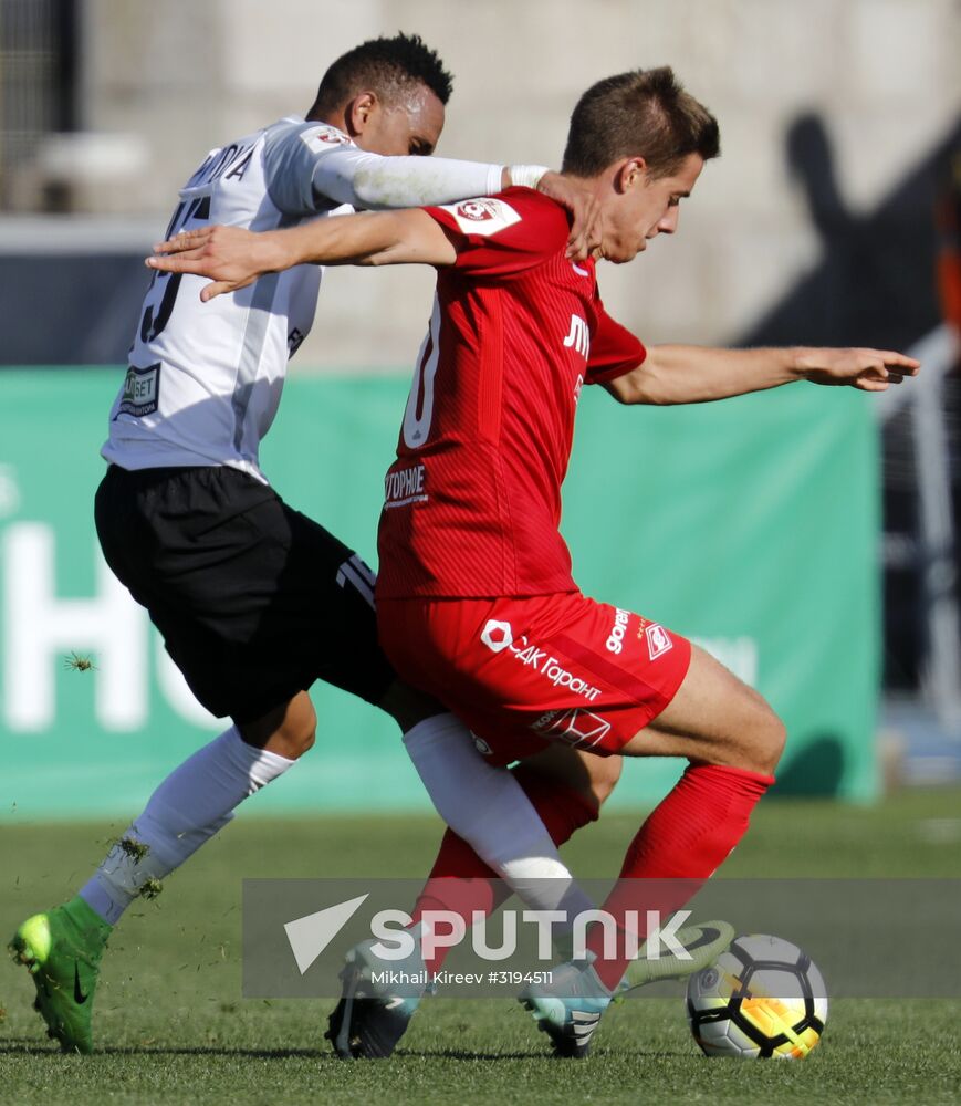 Russian Football Premier League. Tosno vs. Spartak