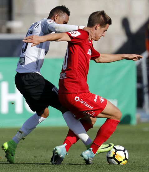 Russian Football Premier League. Tosno vs. Spartak