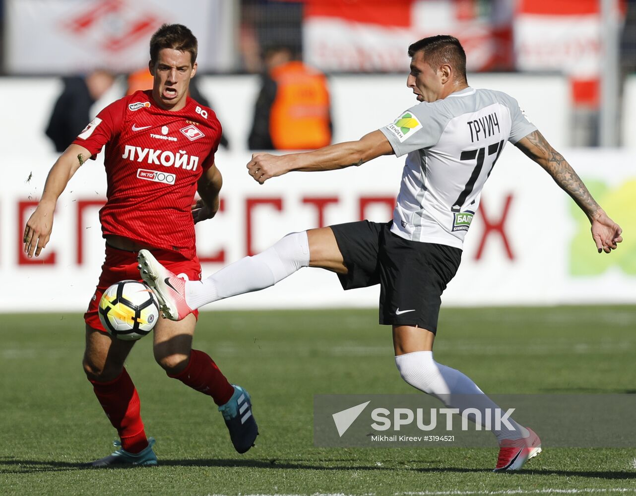 Russian Football Premier League. Tosno vs. Spartak