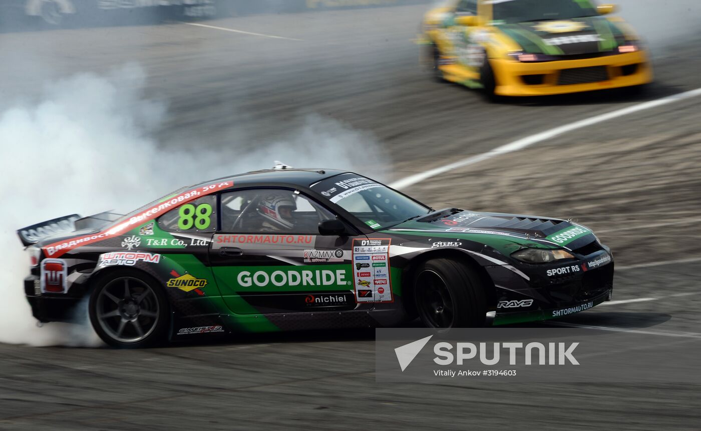 International drifting competition in Vladivostok