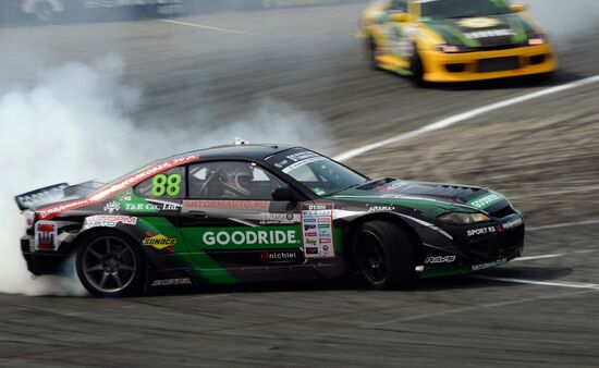 International drifting competition in Vladivostok