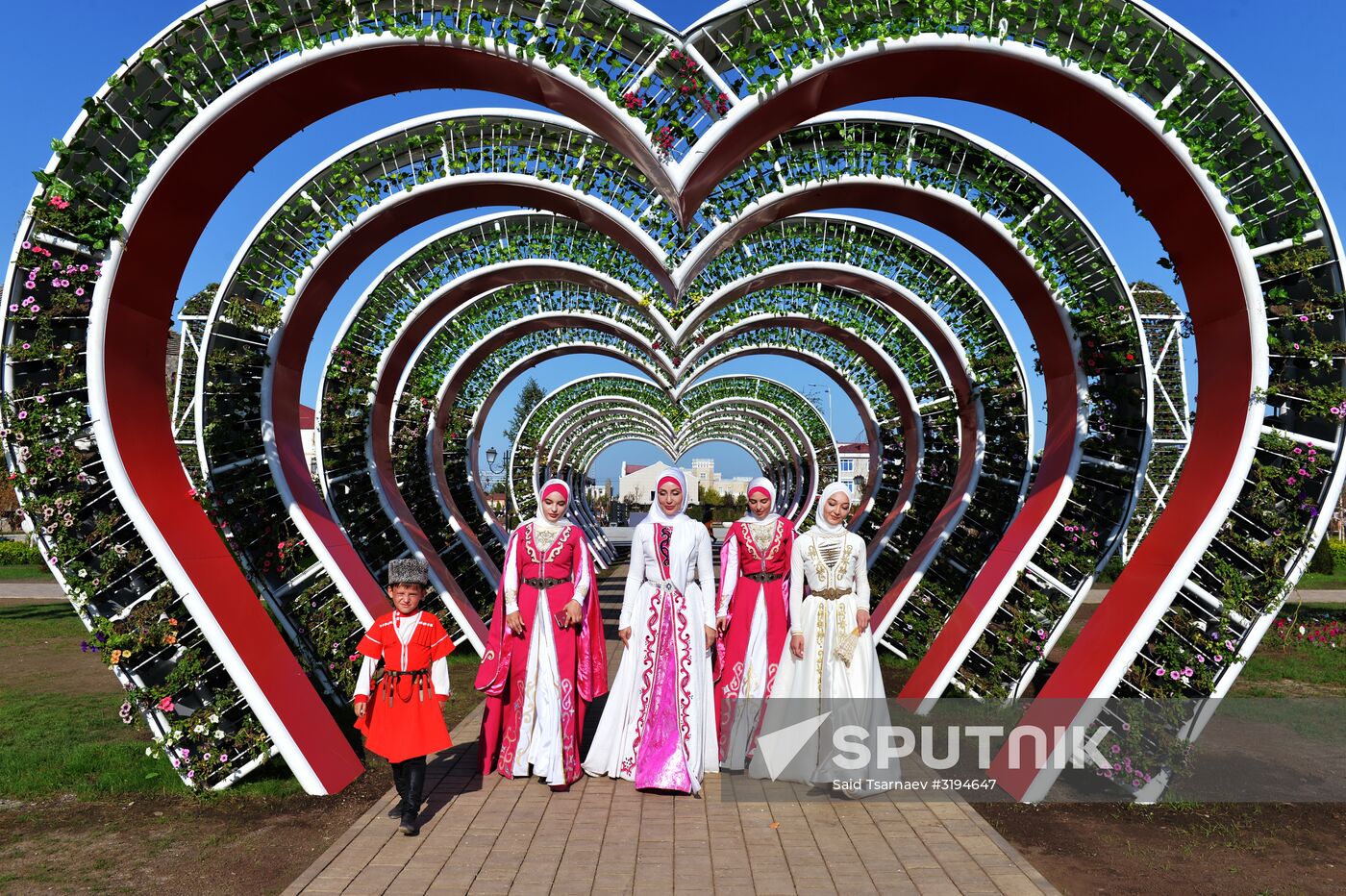 Flower park opens in Grozny