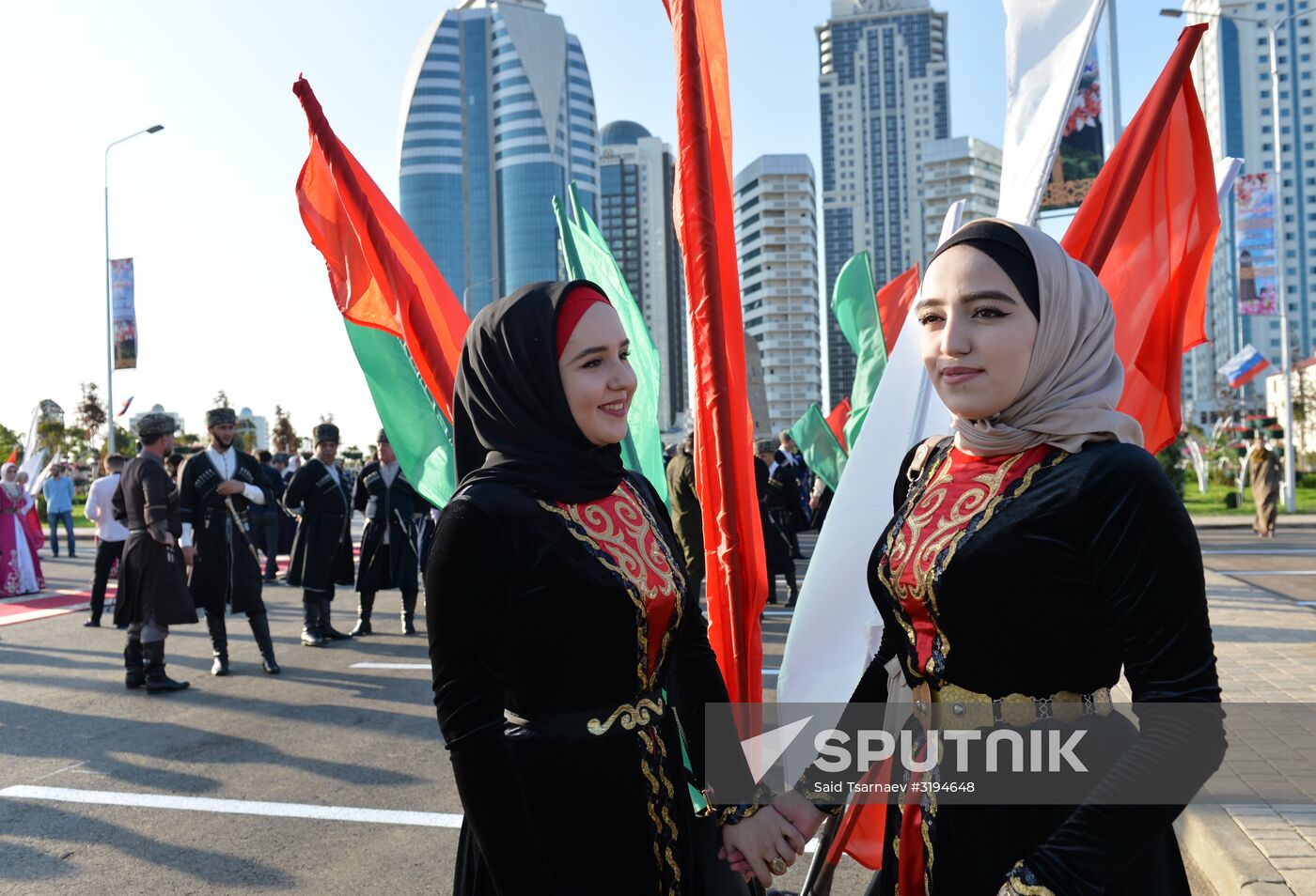Flower park opens in Grozny