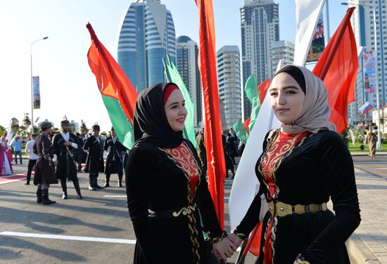 Flower park opens in Grozny