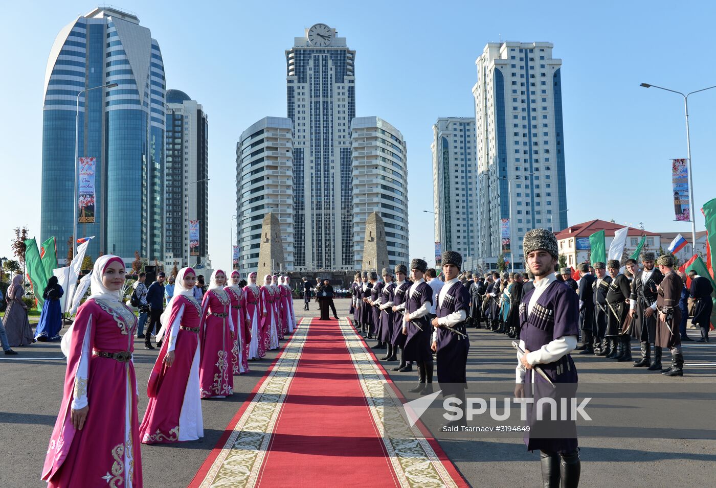 Flower park opens in Grozny