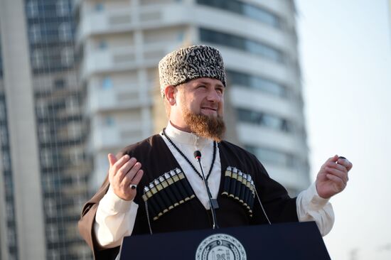 Flower park opens in Grozny