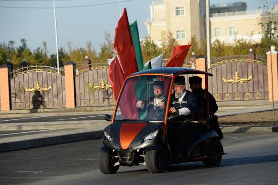 Flower park opens in Grozny