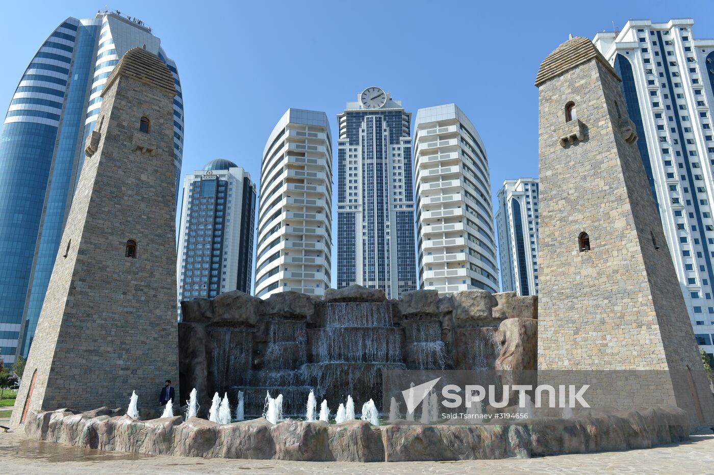 Flower park opens in Grozny