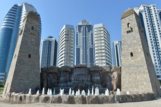 Flower park opens in Grozny