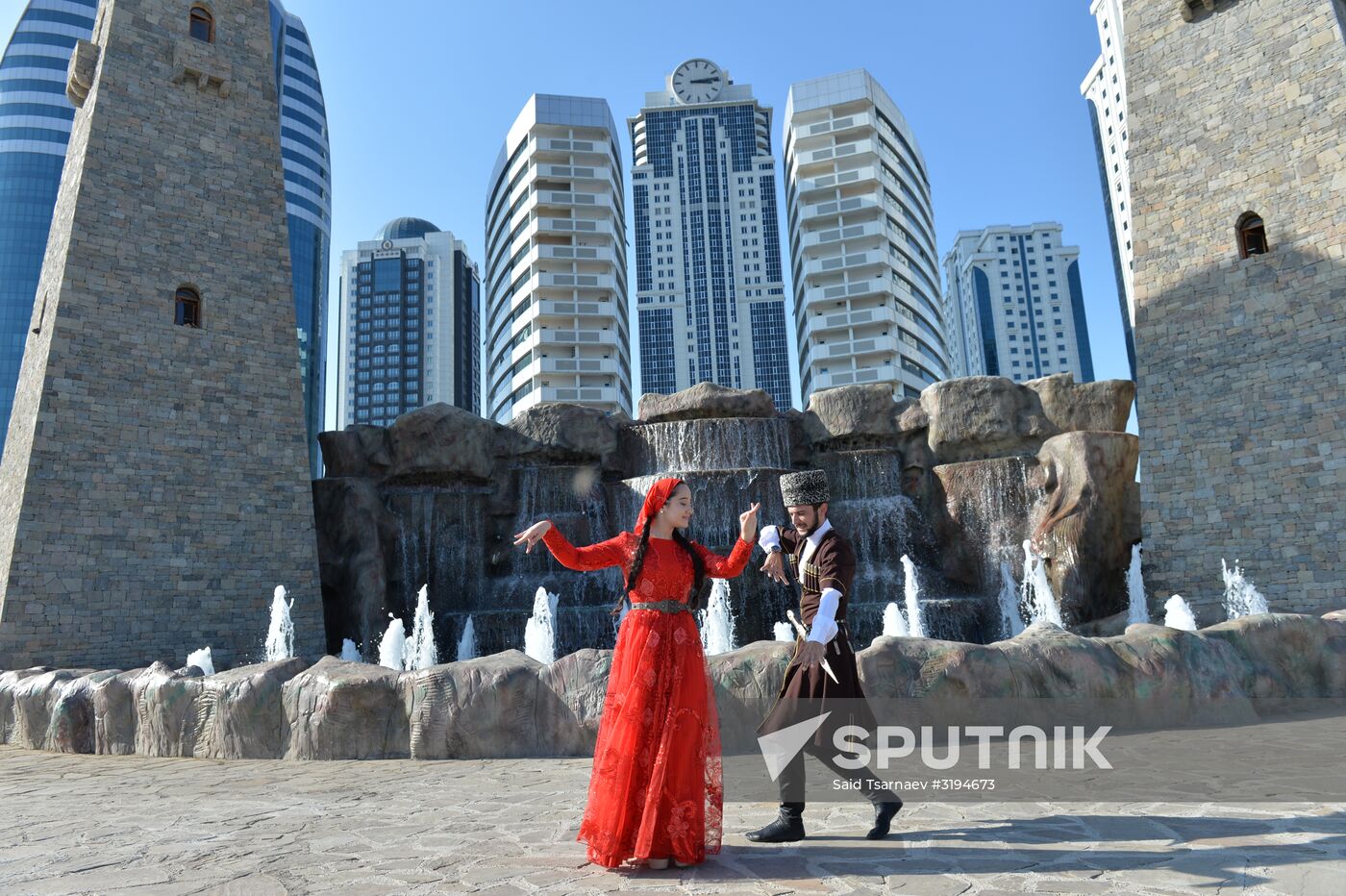 Flower park opens in Grozny