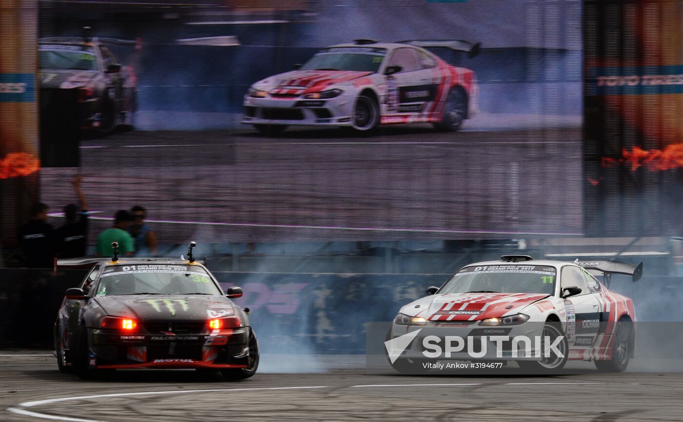 International drifting competition in Vladivostok