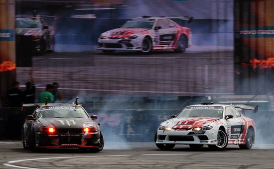 International drifting competition in Vladivostok