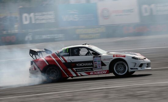 International drifting competition in Vladivostok