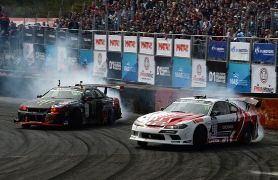 International drifting competition in Vladivostok