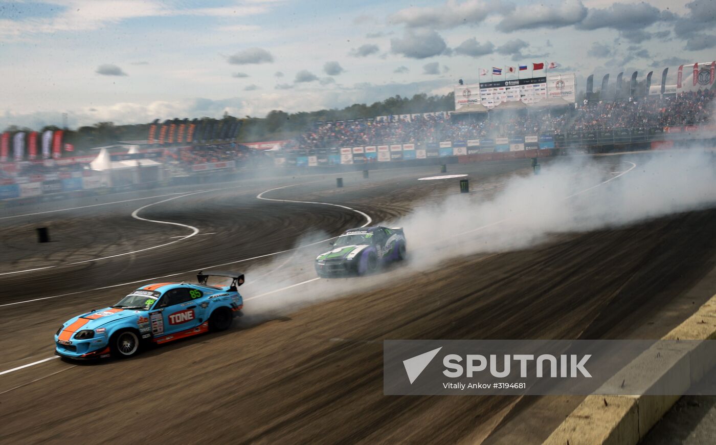International drifting competition in Vladivostok