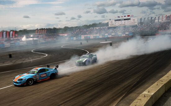 International drifting competition in Vladivostok