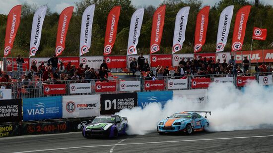 International drifting competition in Vladivostok
