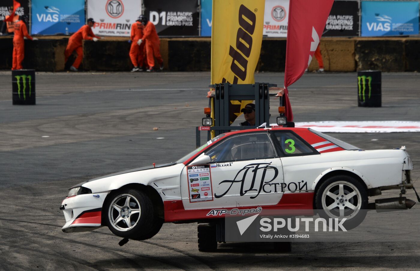 International drifting competition in Vladivostok