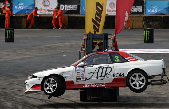 International drifting competition in Vladivostok