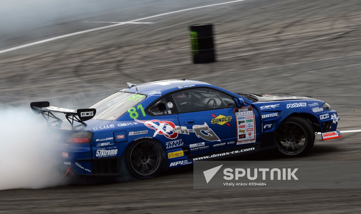 International drifting competition in Vladivostok