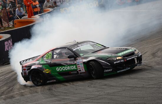 International drifting competition in Vladivostok