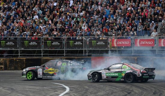 International drifting competition in Vladivostok