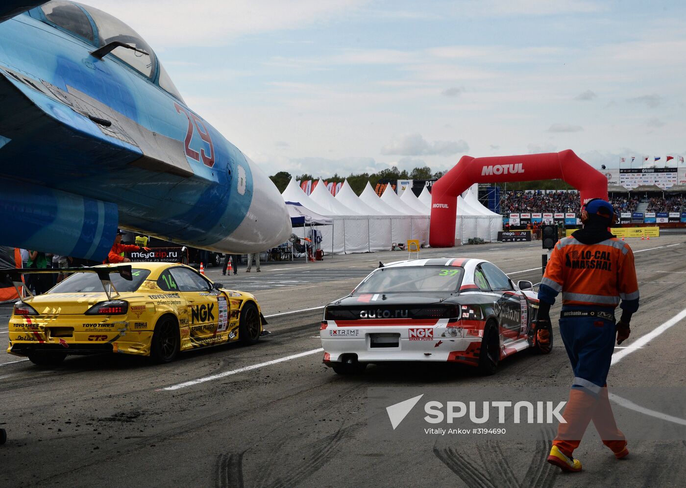 International drifting competition in Vladivostok
