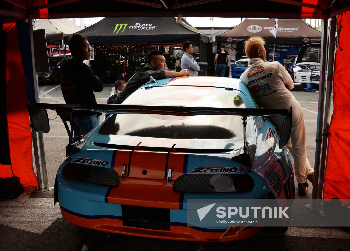 International drifting competition in Vladivostok